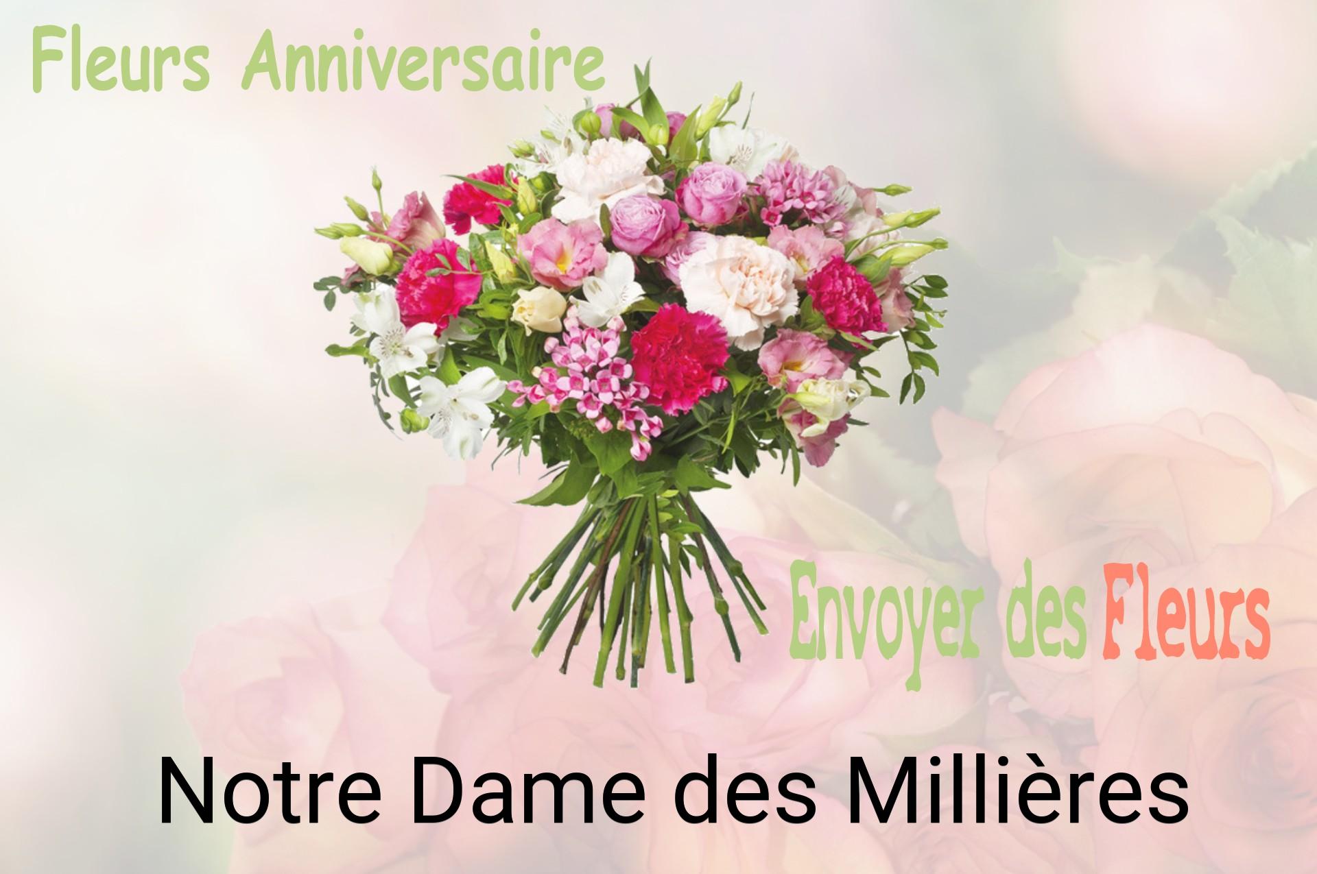 Bouquet de fleurs d’anniversaire livré à Notre-Dame-des-Millières